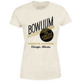 Bowlium - Chicago, IL - Vintage Bowling Alley - Women's T-Shirt