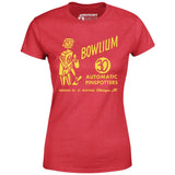 Bowlium v2 - Chicago, IL - Vintage Bowling Alley - Women's T-Shirt