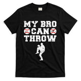 Baseball Pitcher Funny Sister Brother T-Shirt