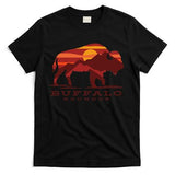 Buffalo Roundup Custer State Park South Dakota Sunset T-Shirt