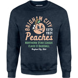 Brigham City Peaches - Utah - Vintage Defunct Baseball Teams - Unisex Sweatshirt
