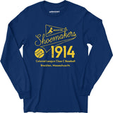Brockton Shoemakers - Massachusetts - Vintage Defunct Baseball Teams - Long Sleeve T-Shirt