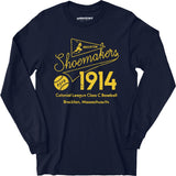 Brockton Shoemakers - Massachusetts - Vintage Defunct Baseball Teams - Long Sleeve T-Shirt