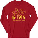 Brockton Shoemakers - Massachusetts - Vintage Defunct Baseball Teams - Long Sleeve T-Shirt