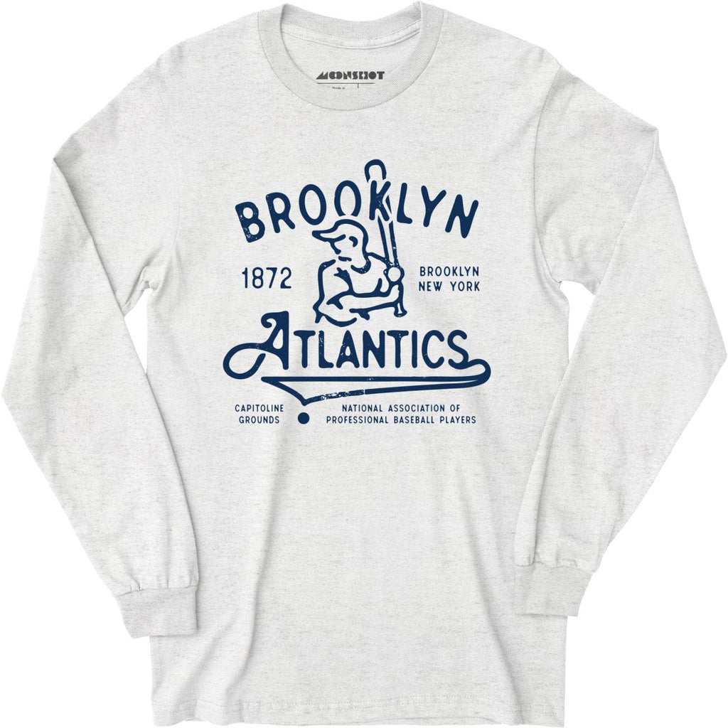 Brooklyn Atlantics - New York - Vintage Defunct Baseball Teams - Long Sleeve T-Shirt