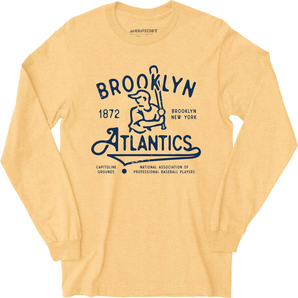 Brooklyn Atlantics - New York - Vintage Defunct Baseball Teams - Long Sleeve T-Shirt