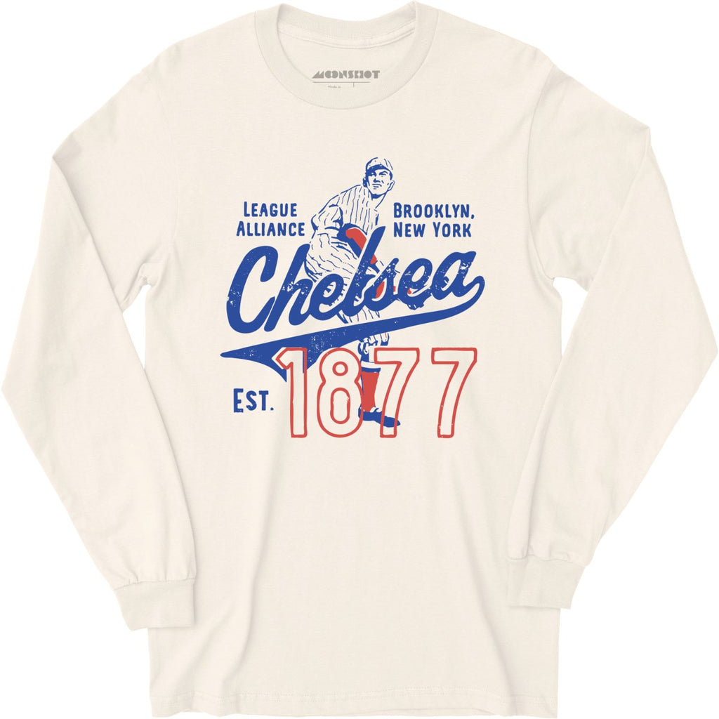 Brooklyn Chelsea - New York - Vintage Defunct Baseball Teams - Long Sleeve T-Shirt