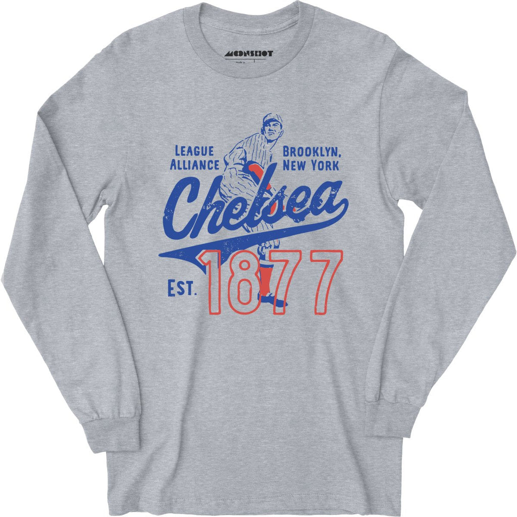 Brooklyn Chelsea - New York - Vintage Defunct Baseball Teams - Long Sleeve T-Shirt