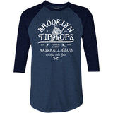 Brooklyn Tip Tops - New York - Vintage Defunct Baseball Teams - 3/4 Sleeve Raglan T-Shirt