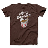 Merry Christmas Takeout Funny Hanukkah Men/Unisex T-Shirt