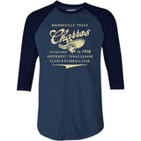 Brownsville Charros - Texas - Vintage Defunct Baseball Teams - 3/4 Sleeve Raglan T-Shirt