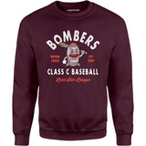 Bryan Bombers - Texas - Vintage Defunct Baseball Teams - Unisex Sweatshirt
