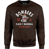 Bryan Bombers - Texas - Vintage Defunct Baseball Teams - Unisex Sweatshirt
