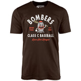 Bryan Bombers - Texas - Vintage Defunct Baseball Teams - Unisex T-Shirt