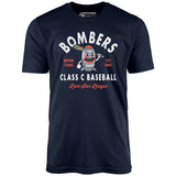 Bryan Bombers - Texas - Vintage Defunct Baseball Teams - Unisex T-Shirt