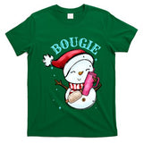 Bougie Snowman Holding A Tumbler T-Shirt