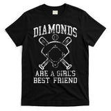 Baseball Tee Diamonds Are A Best Friend Baseball T-Shirt
