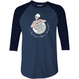 Bubbles Balboa Club - Newport Beach, CA - Vintage Restaurant - 3/4 Sleeve Raglan T-Shirt