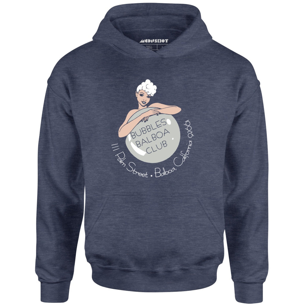 Bubbles Balboa Club - Newport Beach, CA - Vintage Restaurant - Unisex Hoodie