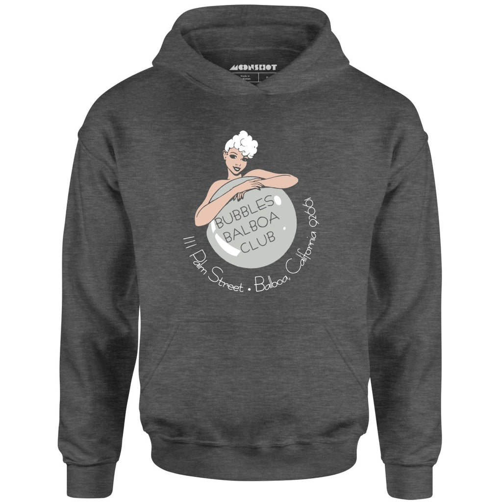 Bubbles Balboa Club - Newport Beach, CA - Vintage Restaurant - Unisex Hoodie