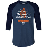 Bump Bailey Memorial Tribute Fence - 3/4 Sleeve Raglan T-Shirt