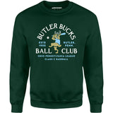 Butler Bucks - Pennsylvania - Vintage Defunct Baseball Teams - Unisex Sweatshirt