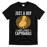 Boy who loves Capybaras South American Capybara T-Shirt