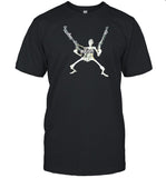 Autism Skeleton With Guns Shirt