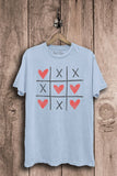 Tic Tac Toe Valentine Graphic Top
