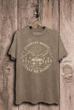 Country Roads Take Me Home Graphic Top