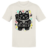 Lucky Maneki Neko Cat Men's T-Shirt
