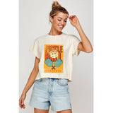Pickle Ball Vintage  Graphic Crop Top