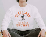 Cleveland Football Crewneck Vintage Style For Game Day – Eri