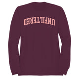 Unfiltered Bold Pink Arch Text Women's Sweatshirt