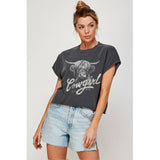 Cow Girl Graphic Crop Top