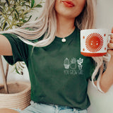 You Grow Girl Succulent Pocket Graphic Tee | 102(Dtf)