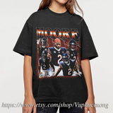 Vintage 90s Dj Moore Graphic Tee - Chicago Football Shirt