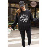 Winter Season Vintage  Graphic Oversized Sweatshirts