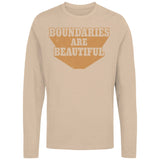 Boundaries Self Motivation Quote Women's Long Sleeve
