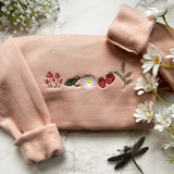 Embroidered Cottagecore Nature Frog Mushroom Sweatshirt Unisex T-shirt, Sweatshirt, Hoodie, Long Sleeve Tee