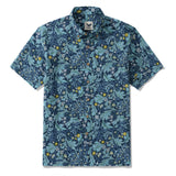Hawaiian Shirt For Men Lush Blooms Button-down Shirt Short Sleeve 100% Cotton Aloha Shirt