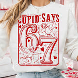 Floral Valentine Cupid Christmas Garment
