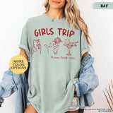 Custom Girls Trip Location Tee, Bachelorette Vacation Shirt