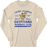 Cairo Egyptians - Illinois - Vintage Defunct Baseball Teams - Long Sleeve T-Shirt