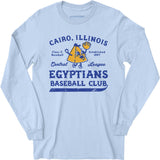 Cairo Egyptians - Illinois - Vintage Defunct Baseball Teams - Long Sleeve T-Shirt