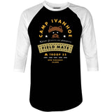 Camp Ivanhoe - Moonrise Kingdom - 3/4 Sleeve Raglan T-Shirt