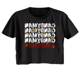Candyman - Mirror Repeat Womens Crop Tee
