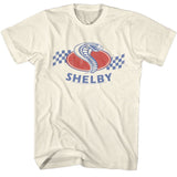 Carroll Shelby - Cobra Snake Checkers Boyfriend Tee