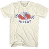 Carroll Shelby - Cobra Snake Checkers T-Shirt