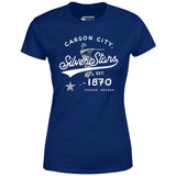 Carson City Silver Stars - Nevada - Vintage Defunct Baseball Teams - Women's T-Shirt